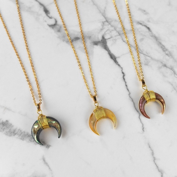 🆕️ Double Horn Necklace - Picture 6 of 8